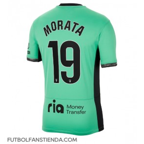 Atletico Madrid Alvaro Morata #19 Tercera Equipación 2023-24 Manga Corta